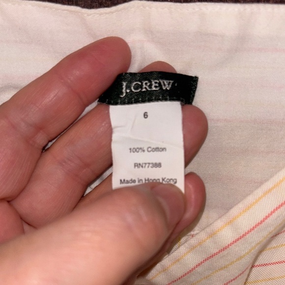 J. Crew Cream and Pink Striped Camisole - Picture 2 of 4